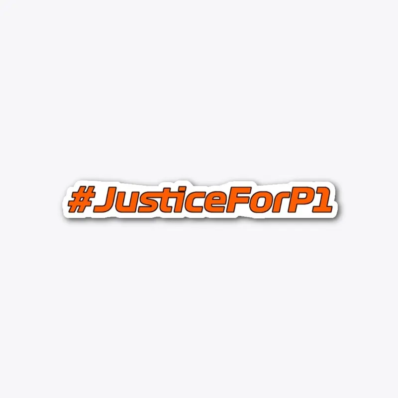 [2020] Justice For P1 Sticker